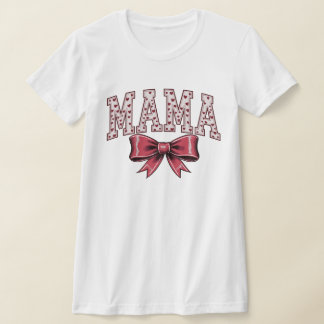 Mama Love Bow T Shirt