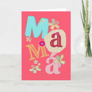 mamá lycklig mors dag i spanjor kort