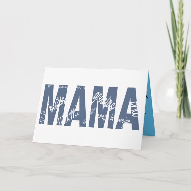 MAMA. Mensajes dentro de las letras. Kort (Framsida)