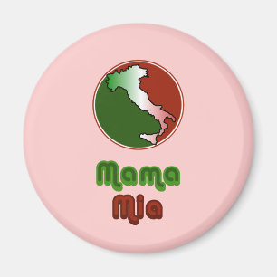 Mama Mia Italienska Magnet