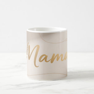 Mama Minimal Lyx Script Design Kaffemugg