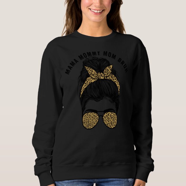 Mama Mommy Mom Bruh Woman Mothers' Day retro groov T Shirt (Framsida)