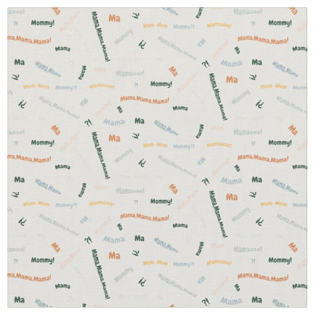 Mama mother best mom tyg (Närbild)