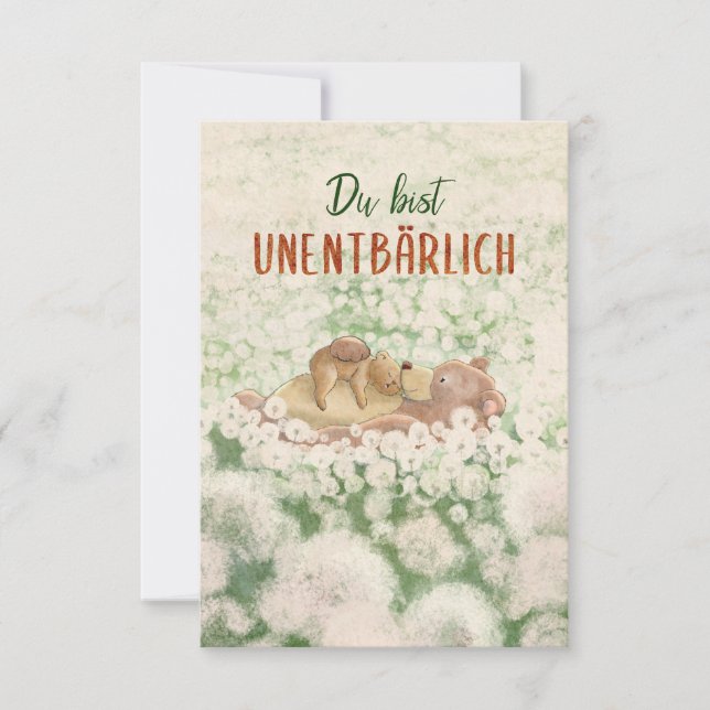 Mama Muttertag du bist unentbärlich (Framsida)