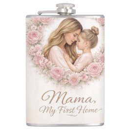 Mama — My First Home | Mother & Daughter Floral Tr Fickplunta
