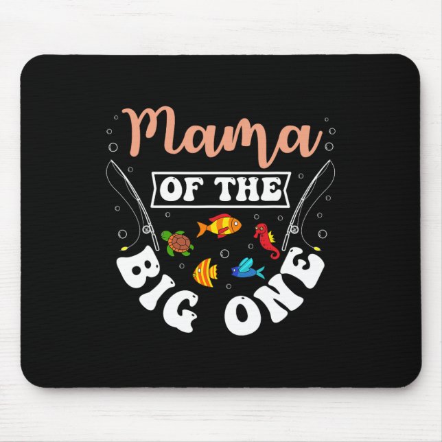 Mama Of The Big One Fishing Birthday Party Bday Ce Musmatta (Framsidan)