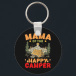 Mama Of The Happy Camper First Birthday Camping Fa Nyckelring<br><div class="desc">Mama Of The Happy Camper First Birthday Camping Family</div>