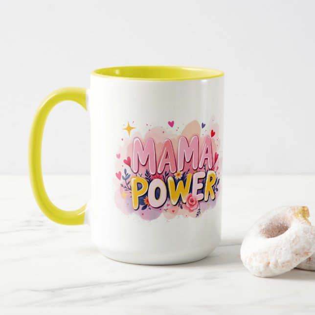 Mama Power Mugg (Med munk)