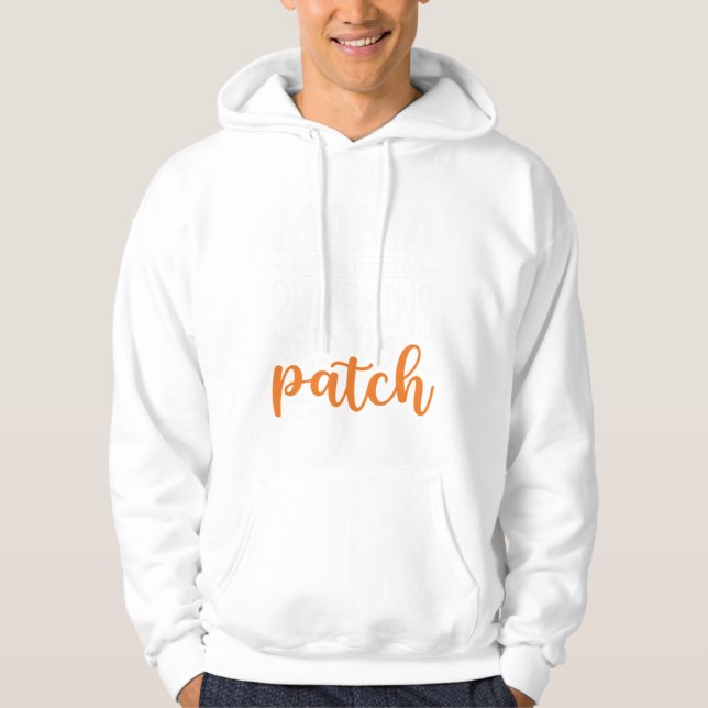 Mama Pumpkins Patch Halloween-design_1 Hoodie (Framsida)