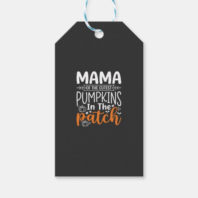 Mama Pumpkins Patch Halloween-design_1 Presentetikett (Framsidan)
