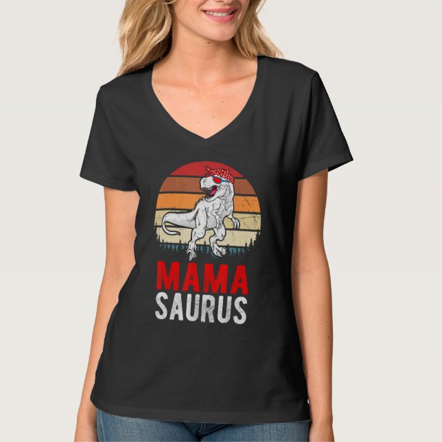 Mama Saurus   Vintage Dinosaurs Dinosaurs T Shirt (Framsida)