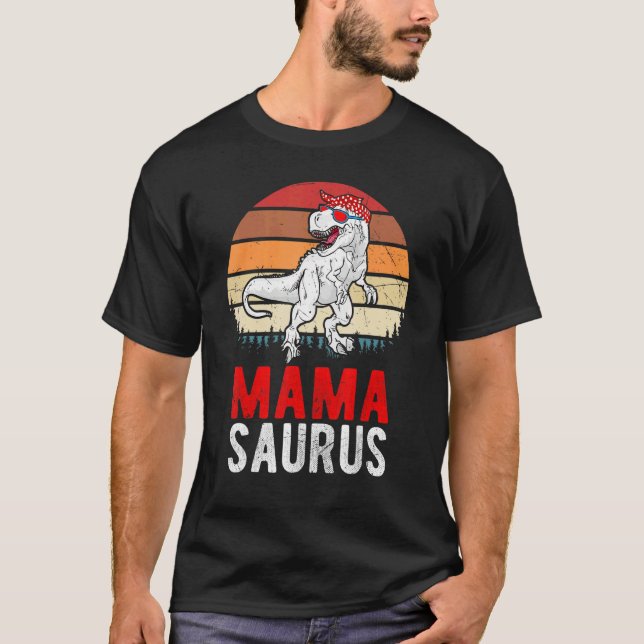 Mama Saurus   Vintage Dinosaurs Dinosaurs T Shirt (Framsida)