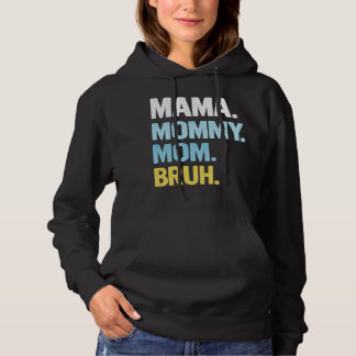 Mama Shirt for Women Mama Mommy Mom Bruh Mother's  T