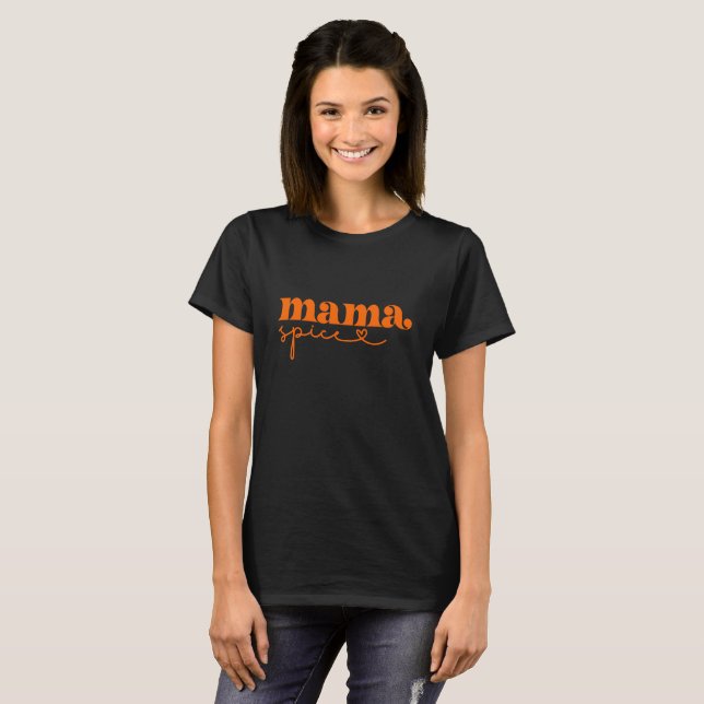 Mama Spice Typografi T Shirt (Hel framsida)