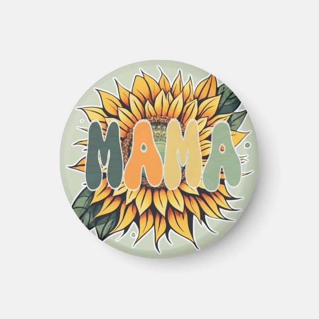 MAMA Sunflower Magnet (Framsidan)
