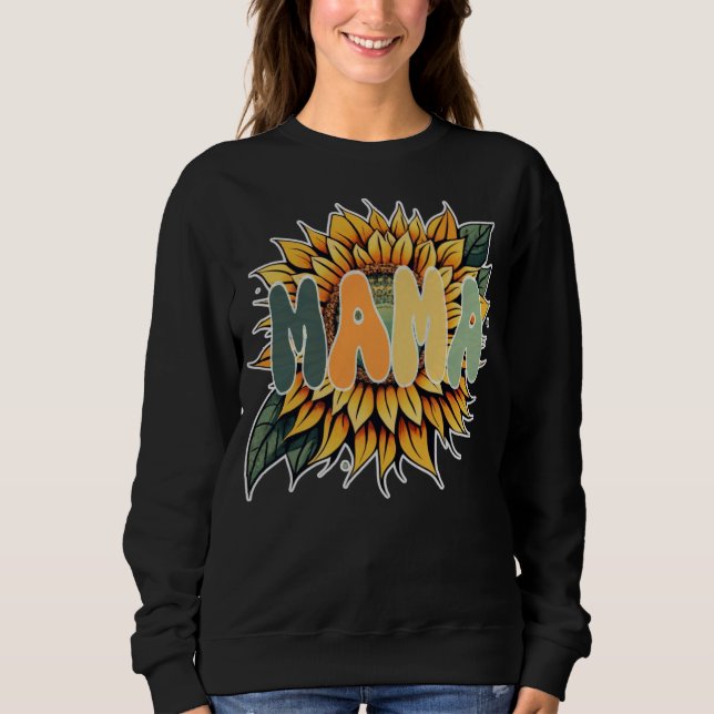 MAMA Sunflower T Shirt (Framsida)
