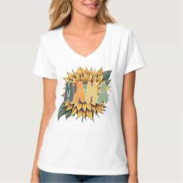 MAMA Sunflower T Shirt
