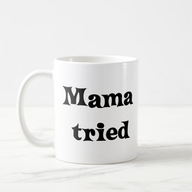 Mama tried kaffemugg (Vänster)
