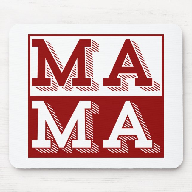 MAMA TYPOGRAFI MORS DAGS PRESENT MUSMATTA (Framsidan)