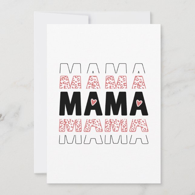 MAMA Word Design – Stylish Gift Idea (Framsida)