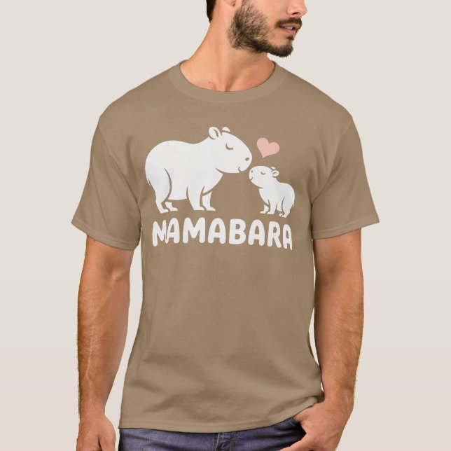Mamabara Capybara Mamma vintage T Shirt (Framsida)