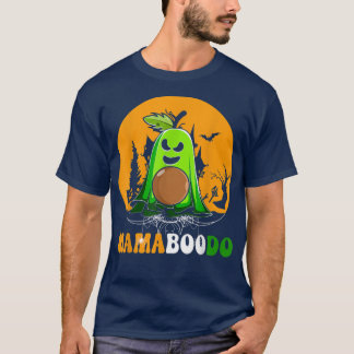 Mamaboodo Scary Ghost Avocado Vegan Fruits Älskare T Shirt