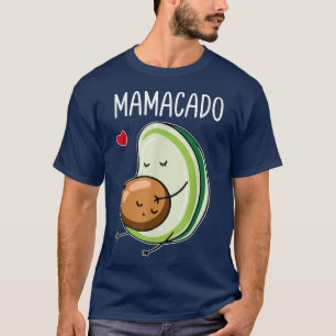 Mamacado Avocado Pajamas Women Pregna Mamma T Shirt
