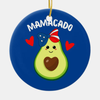 Mamacado Avocado Pgraant Mamma Gravid Avo Julgransprydnad Keramik