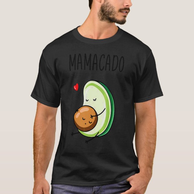 Mamacado Avocado Pgraant Mamma Gravid Avo T Shirt (Framsida)
