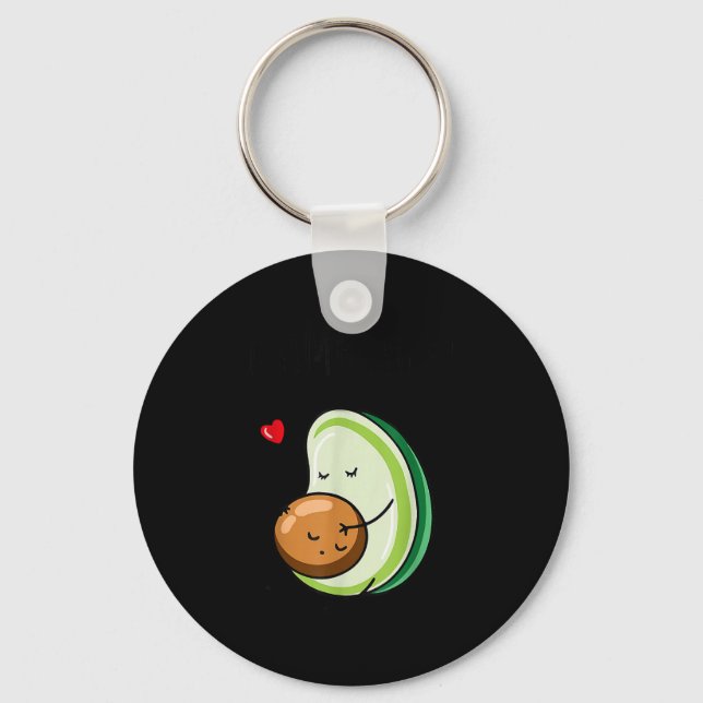 Mamacado Avokado Gravid Mamma Graviditet Avo  Nyckelring (Framsida)