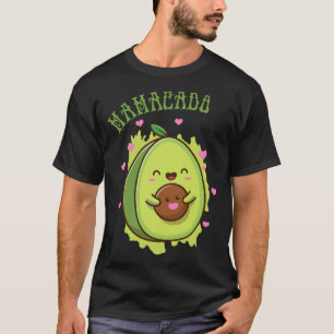 Mamacado Cute Avocado Funny Mamma - min Mor-frukt T Shirt