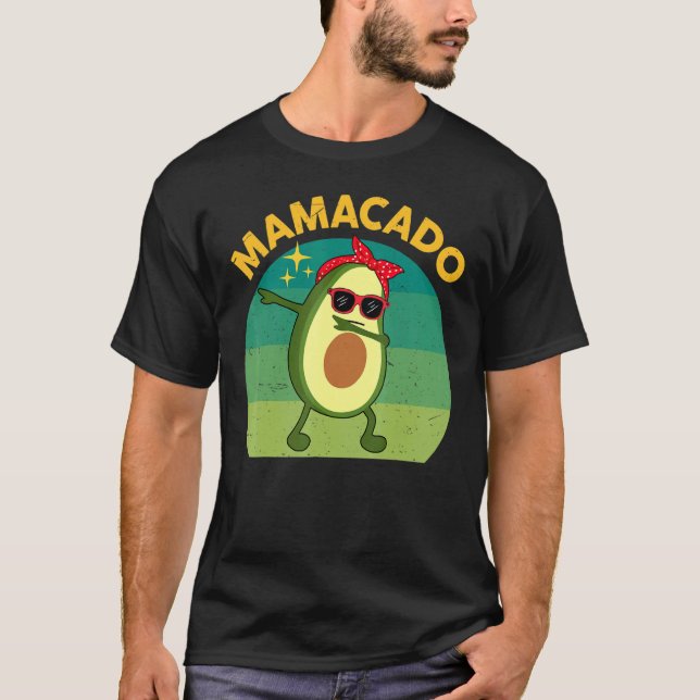 Mamacado Dabbing Avocado Kid Men Women Avocado Cos T Shirt (Framsida)