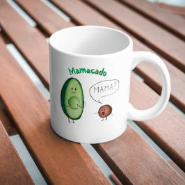Mamacado Funny Avocado Mamma Design - Cute Pun Gif Kaffemugg