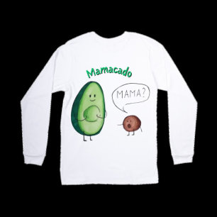 Mamacado Funny Avocado Mamma Design - Cute Pun Gif T Shirt
