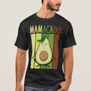 Mamacado Gravid Avocado Yoga Meditation Cute Mo T Shirt
