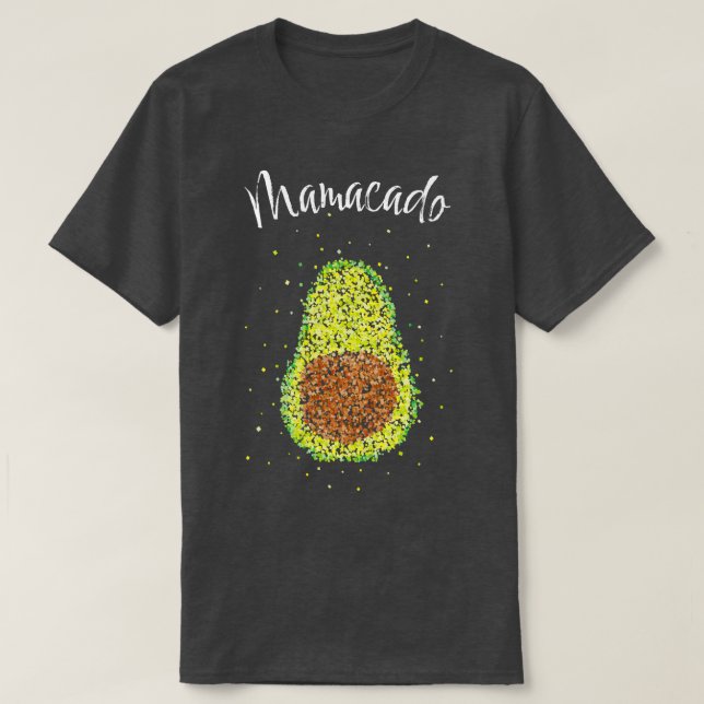 Mamacado Gravid Baby Bump T Shirt (Design framsida)