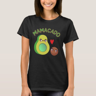 Mamacado Gravid Meddelande Avokado Gravid gravidit T Shirt