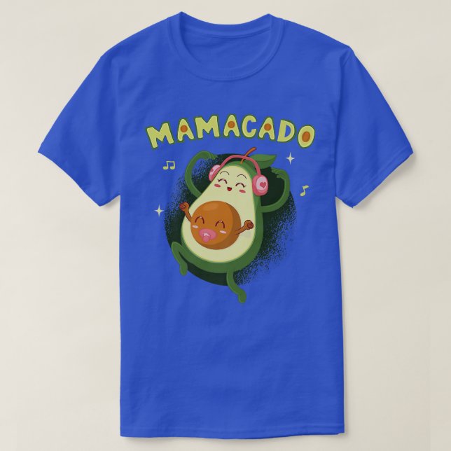 Mamacado Guacamoles Meican Cuisine Fruits Avocados T Shirt (Design framsida)