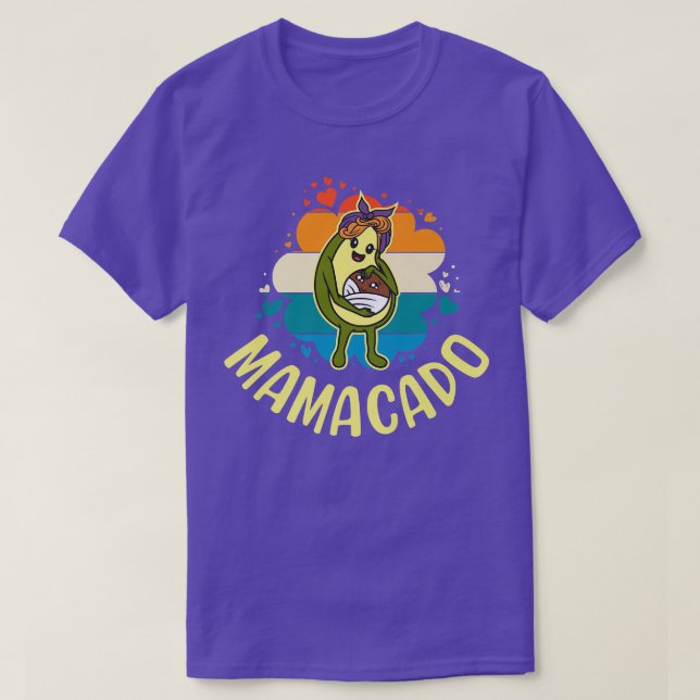 Mamacado, kvinnor avokado för flickor, Cute Mamma, T Shirt (Design framsida)