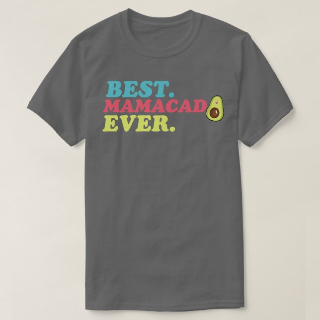 Mamacado, kvinnor avokado för flickor, Cute Mamma, T Shirt (Design framsida)