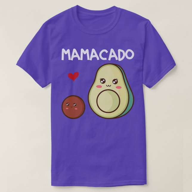Mamacado Mamma Avocado Gravid Announcement Avoca T Shirt (Design framsida)