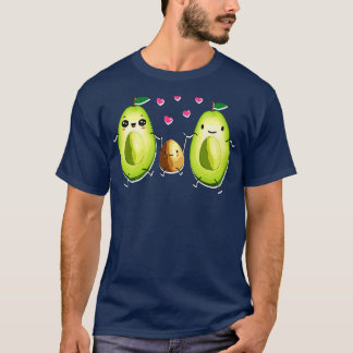 Mamacado Papacado Avocado Partnerlook-graviditet T Shirt