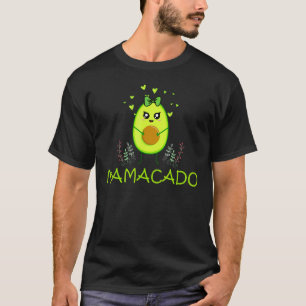 Mamacado Pregnant Avocado Gravid Announement T Shirt