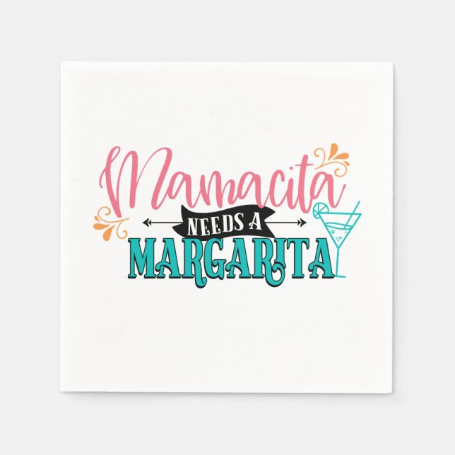Mamacita behöver Margarita Pappersservett (Framsidan)