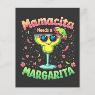 Mamacita Needs a Margarita Cinco De Mayo Party Flygblad
