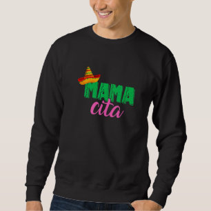 Mamacita Papacito Cinco De Mayo Couple Matching F Lång Ärmad Tröja