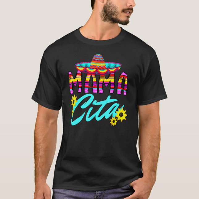 Mamacito Cinco De Mayo Women Mexiko Låt oss Fiesta T Shirt (Framsida)