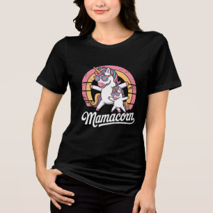 Mamacorn och Baby - Cute Unicorn Mors dag Gift T Shirt
