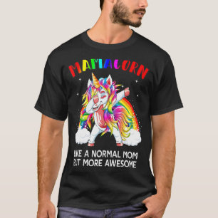Mamacorn Unicorn Funnyu2019s Womens Costume Mamma T Shirt