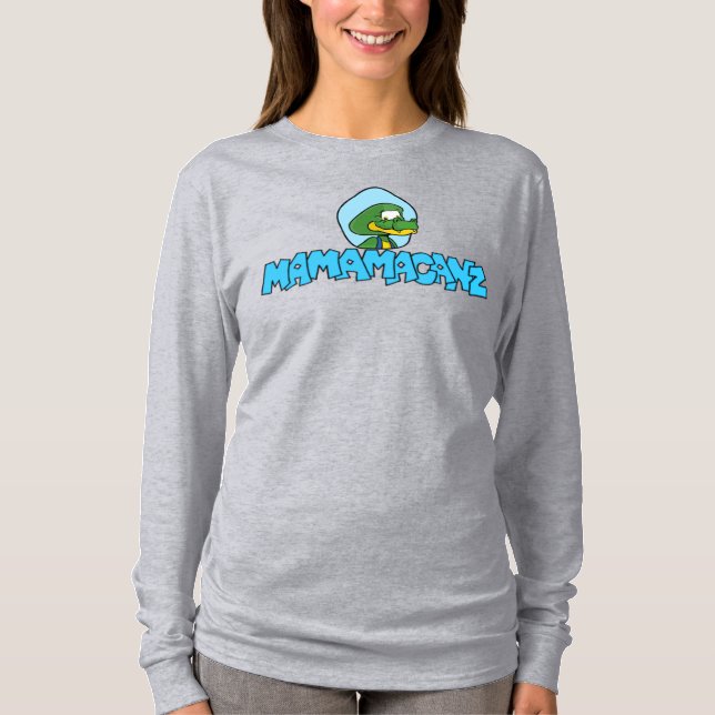 Mamamacanz Långärmad Shirt T (Framsida)
